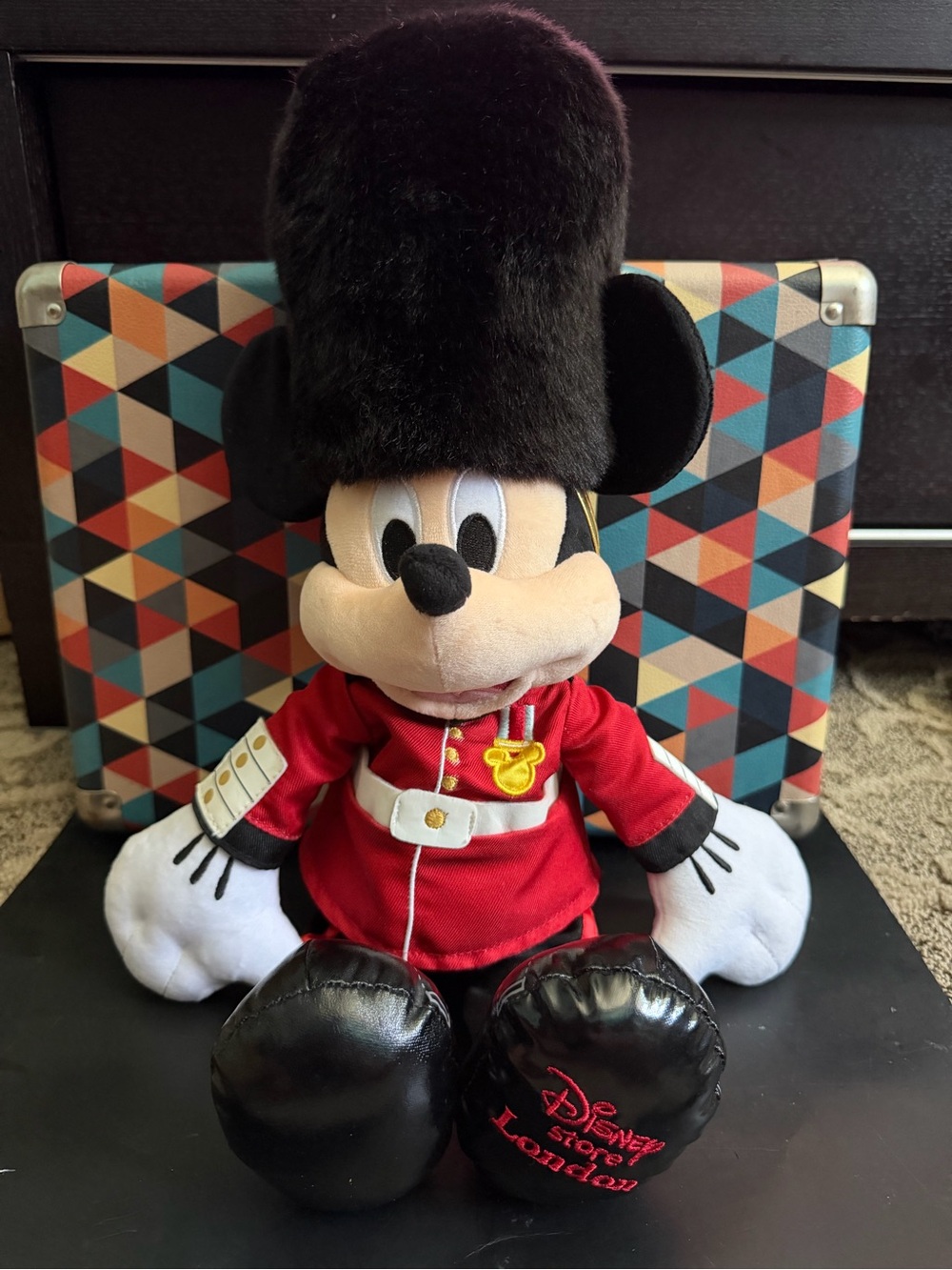 Disney Parks Mickey Mouse Guard Plush UK London Epcot Showcase Stuffed Animals